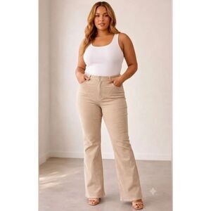 Lovervet by Vervet 32/15 Taupe Bootcut Jeans
